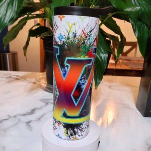 Graffiti Print Custom Luxury Brands 20oz Tumbler with duo lids 🎉sale